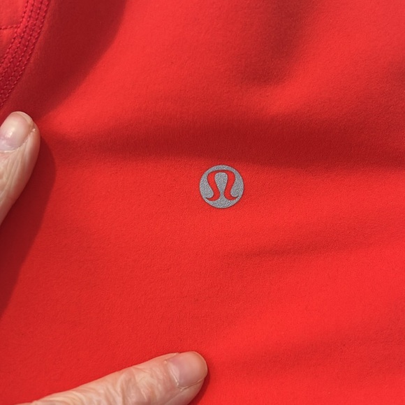 Lululemon Bright Red Pullover Zip Top Running Jacket - Picture 9 of 13